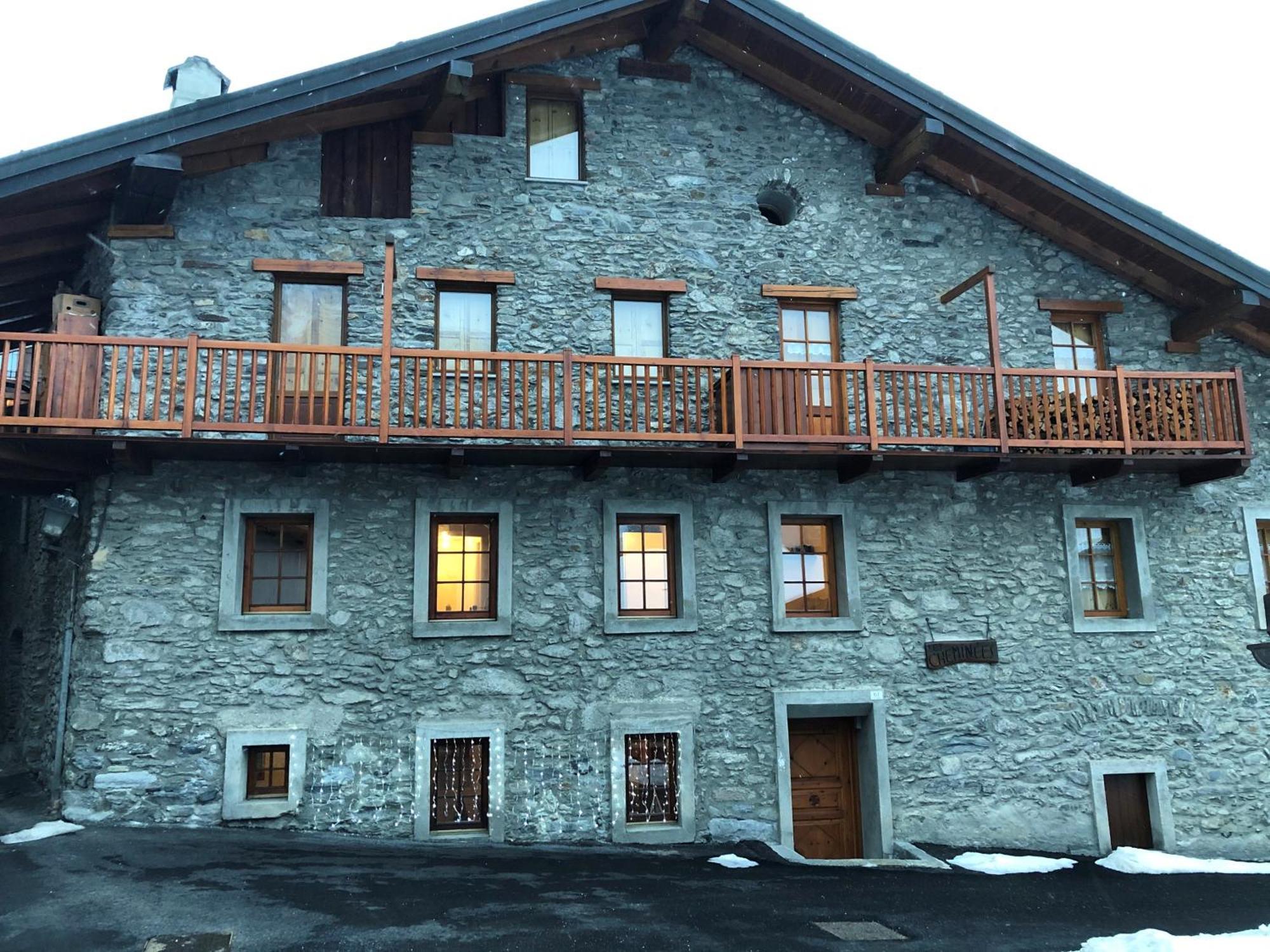 Apartmán Les Cheminees La Thuile Exteriér fotografie
